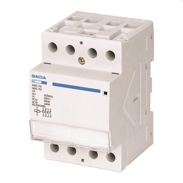 Ρελέ ράγας 4Χ40Α 4NO 24V AC 500-37124 GACIA