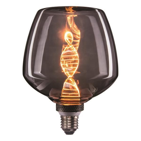 Λάμπα LED E27 Special Filament S125 4W E27 1800K Dimmable DNA Smoky147-78735 EUROLAMP