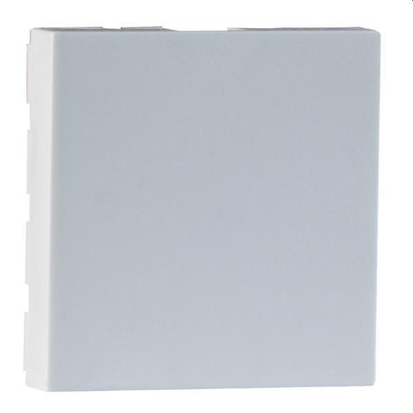 Πλήκτρο Διπλό τυφλό 45Χ45 160-16012 TPS Ferrara λευκό χρώμα Eurolamp