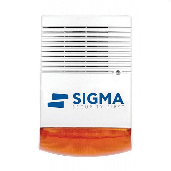 SIGMA IBIS/OR Αυτόνομη, σειρήνα με Flash πορτοκαλί χρώματος Ακουστική ισχύς 120dB στο 1μ. 5041022