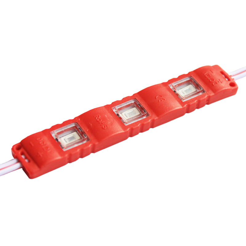 LED Module 3SMD Chips  0.75 Watt Κόκκινο Για επιγραφές UURLM12 OEM
