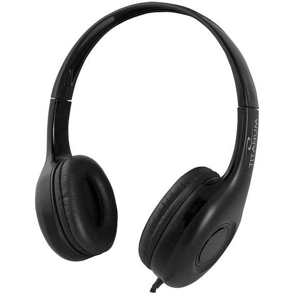 Στερεοφωνικά ακουστικά με μικρόφωνο LIWA σε μαύρο χρώμα TH114 TITANUM
