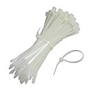 Δεματικά καλωδίων (Cable Ties) 4,8*300mm 100 τεμάχια Λευκά 4915W OEM