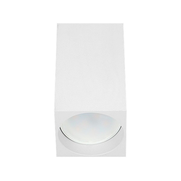 ORNO Φωτιστικό σποτ Οροφής GU10 τετράγωνο downlight 50W BARBRA DLR λευκό αλουμινίου OR-OD-6142W