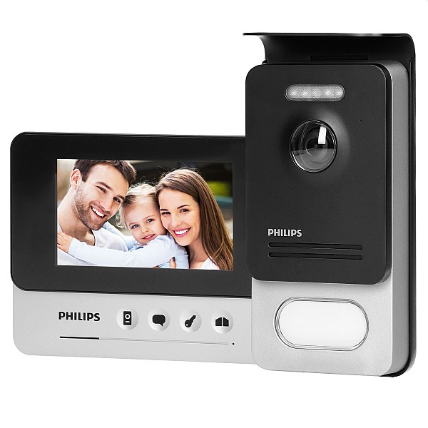 Philips WelcomeEye Compact video doorphone set, 4.3" Έγχρωμο Κιτ Θυροτηλεόρασης DES 9300 VDP/29