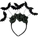 Αποκριάτικο Αξεσουάρ-Halloween στέκα με Μαύρη νυχτερίδα