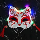 Αποκριάτικο Αξεσουάρ-Halloween μάσκα γάτα φωτιζόμενη σε διάφορα σχέδια OEM