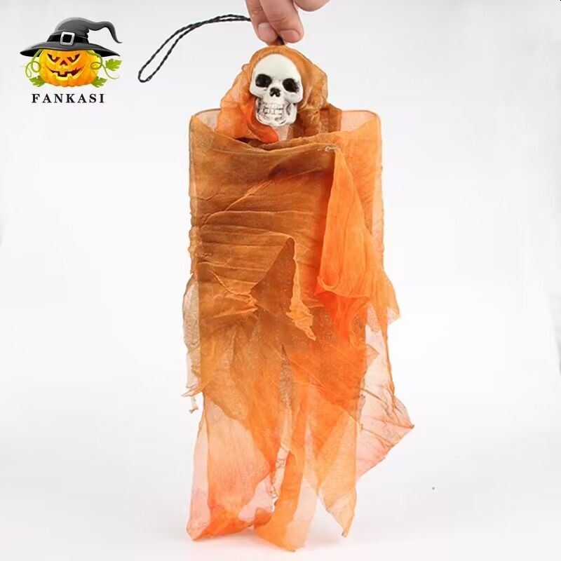 Αποκριάτικο Στολίδι-Halloween  Κρεμαστός Σκελετός σε διάφορα χρώματα OEM