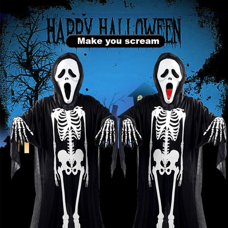 Αποκριάτικη Στολή-Halloween Σκελετός 90cm με γάντια OEM