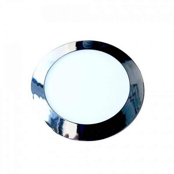 LED Πάνελ chrome 24Watt Φωτιστικό Οροφής χωνευτό Ψυχρό λευκό 6400K VT-2407CH V-TAC 6354