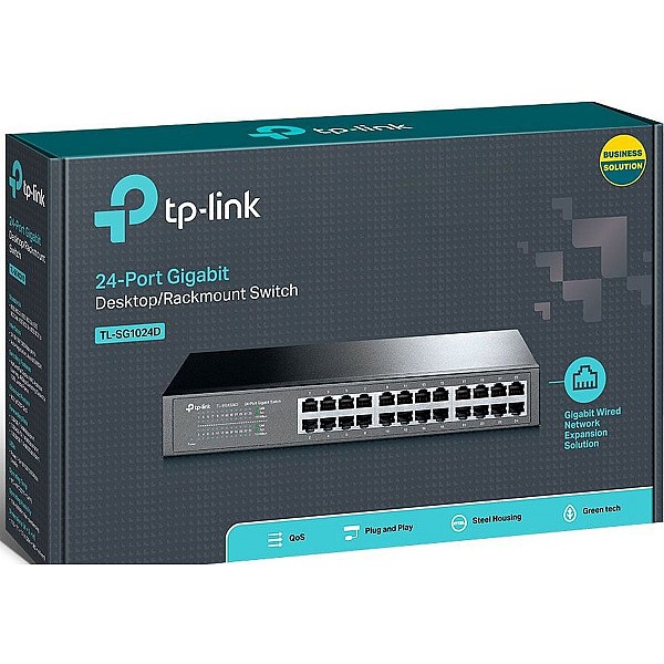 TP-LINK TL-SG1024D desktop switch δικτύου 24-Port 10/100/1000Mbps V6.0
