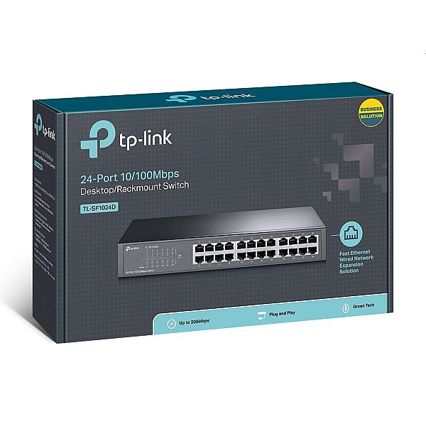 TP-LINK TL-SF1024D desktop switch δικτύου 24-Port 10/100Mbps V3.0