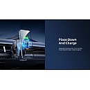 Remax RM-C05 3-Axis Linkage Wireless Charging Car Holder Ασύρματος Φορτιστής για smartphones Βάση στήριξης αυτοκινήτου