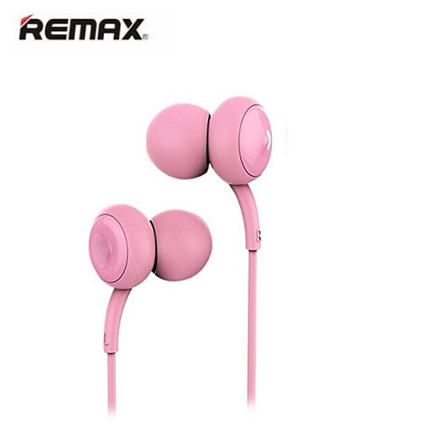 Remax RM-510 Ακουστικά  earphone  με μικρόφωνο ροζ