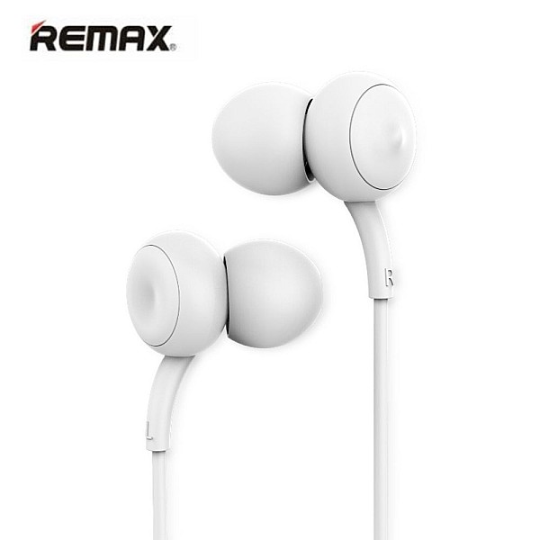Remax RM-510 Ακουστικά  earphone  με μικρόφωνο λευκό