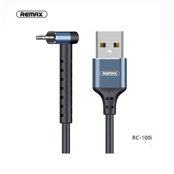 Remax RC-100i JOY Καλώδιο Φόρτισης μεταφοράς δεδομένων και Βάση Στήριξης Κινητού Lightning USB 1.0m Μαύρο