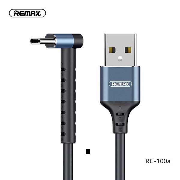 Remax RC-100a JOY Καλώδιο Φόρτισης μεταφοράς δεδομένων και Βάση Στήριξης Κινητού USB Type C 1.0m Μαύρο