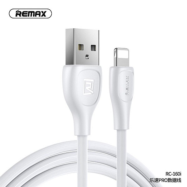 Remax LESU PRO RC-160i Καλώδιο Φόρτισης και μεταφοράς δεδομένων iPhone Lightning 1.0m Λευκό