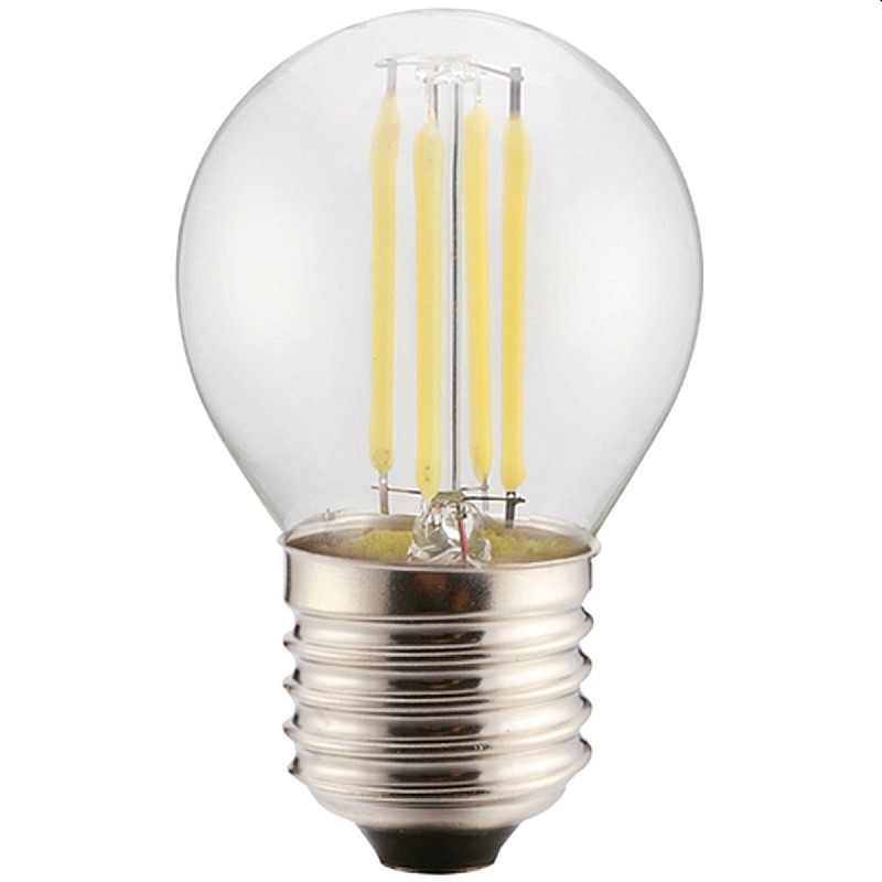 Λαμπτήρας Led E27 G45 6Watt Φυσικό λευκό 4000K Filament ledisone-2/clear 1518310 VITONE