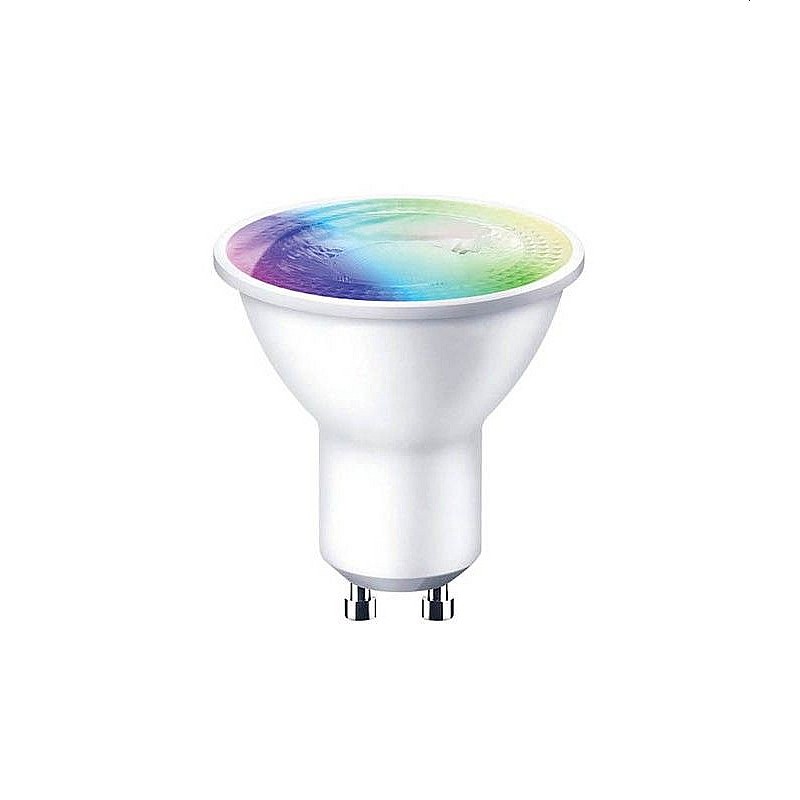 Έξυπνη λάμπα LED SPOT GU10 6W RGBW με Amazon Alexa, Google Assistant,TuyaSmart ή SmartLife SAGA 1518710 VITONE