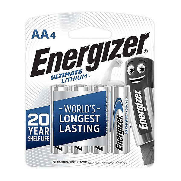 Energizer L91 Μπαταρία Λιθίου LR06/AA Photo Battery Ultimate Lithium 4 τεμάχια