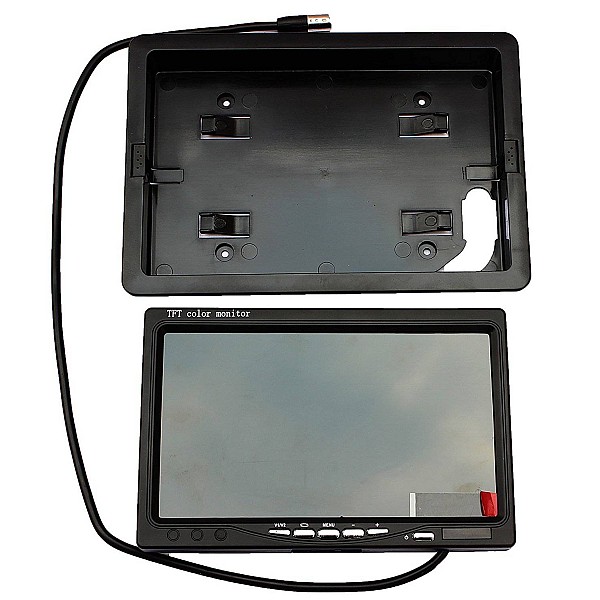 TFT LCD color Monitor 7" 12V για εφαρμογές 12V (Αυτοκίνητα, Φορτηγά, CCTV 12V) 591023 UUPOWER