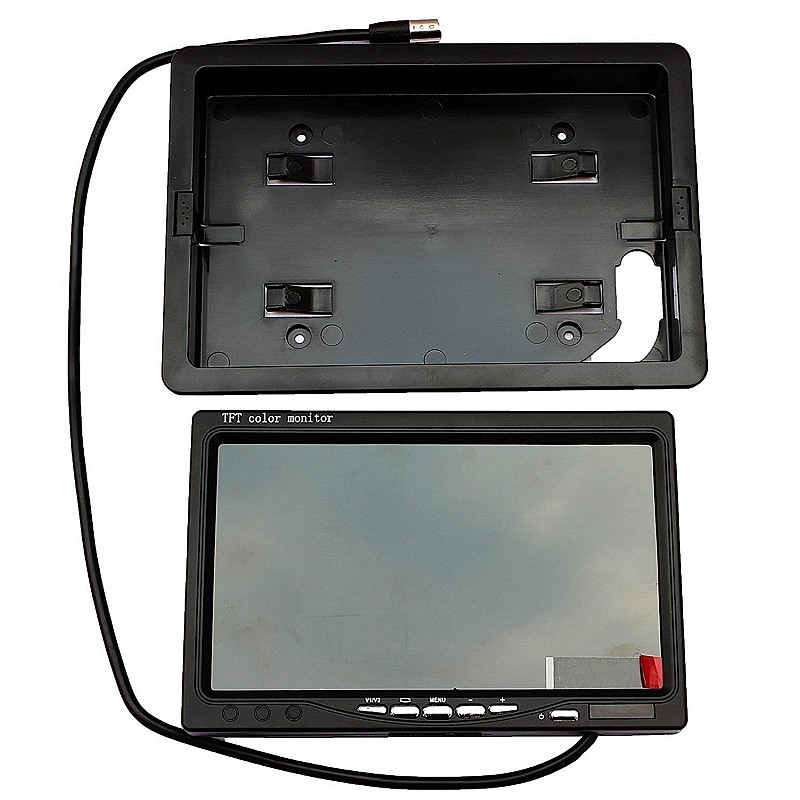TFT LCD color Monitor 7" 12V για εφαρμογές 12V (Αυτοκίνητα, Φορτηγά, CCTV 12V) 591023 UUPOWER