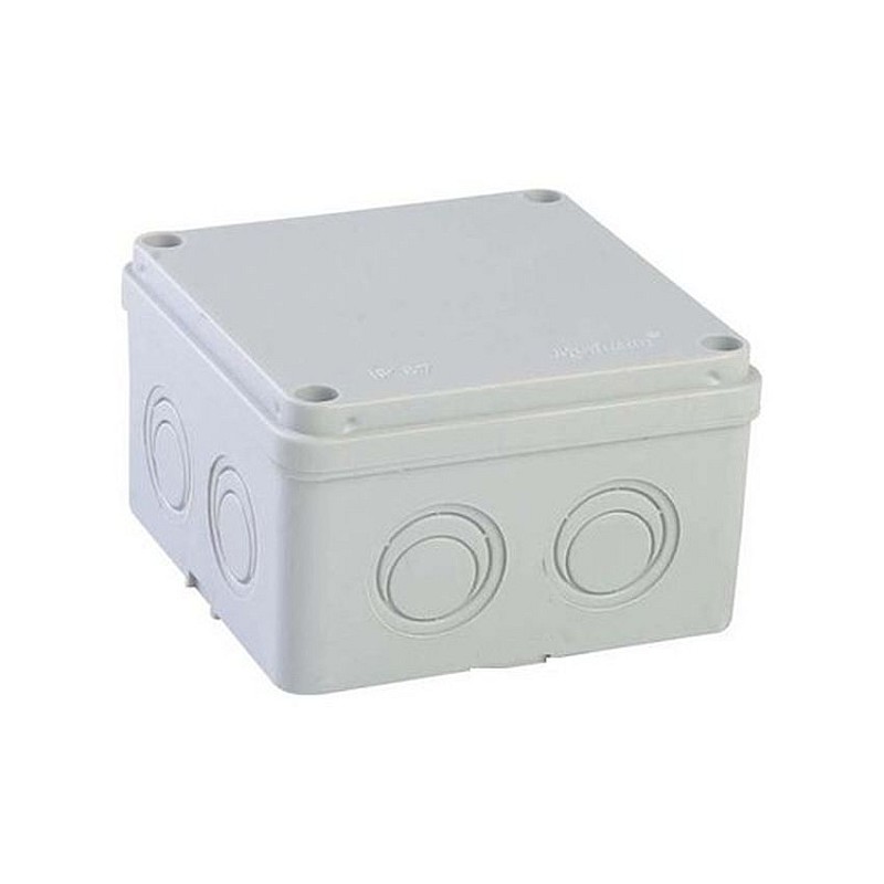 Στεγανό κουτί διακλάδωσης πλαστικό Box IP54  110x110x70mm Λευκό 1111302210 ISILDAR