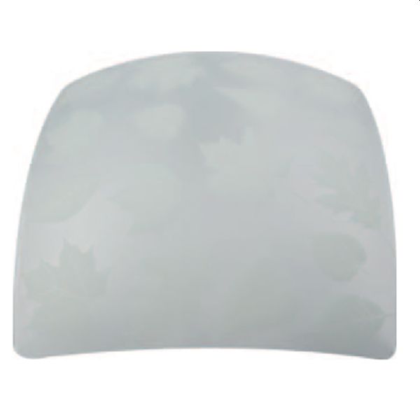Φωτιστικό Πλαφονιέρα Οροφής 2φωτη  με λευκό ματ γυαλί Leaf Φ30 και πιάστρες σε χρώμιο SIMENA-300 Vitoraina 4002670