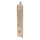 KINZO 08562 Θερμόμετρο εσωτερικού-εξωτερικού χώρου ξύλινο (-30°C έως +50°C)