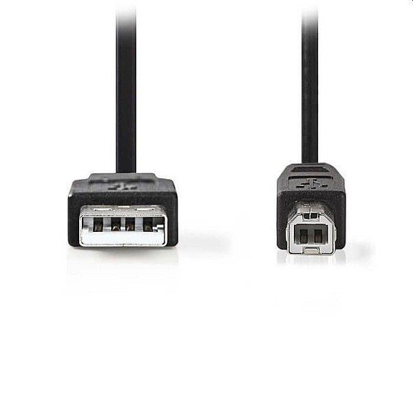 GRUNDIG 47241 Καλώδιο USB-A male σε USB-B male Μαύρο μήκους 2m