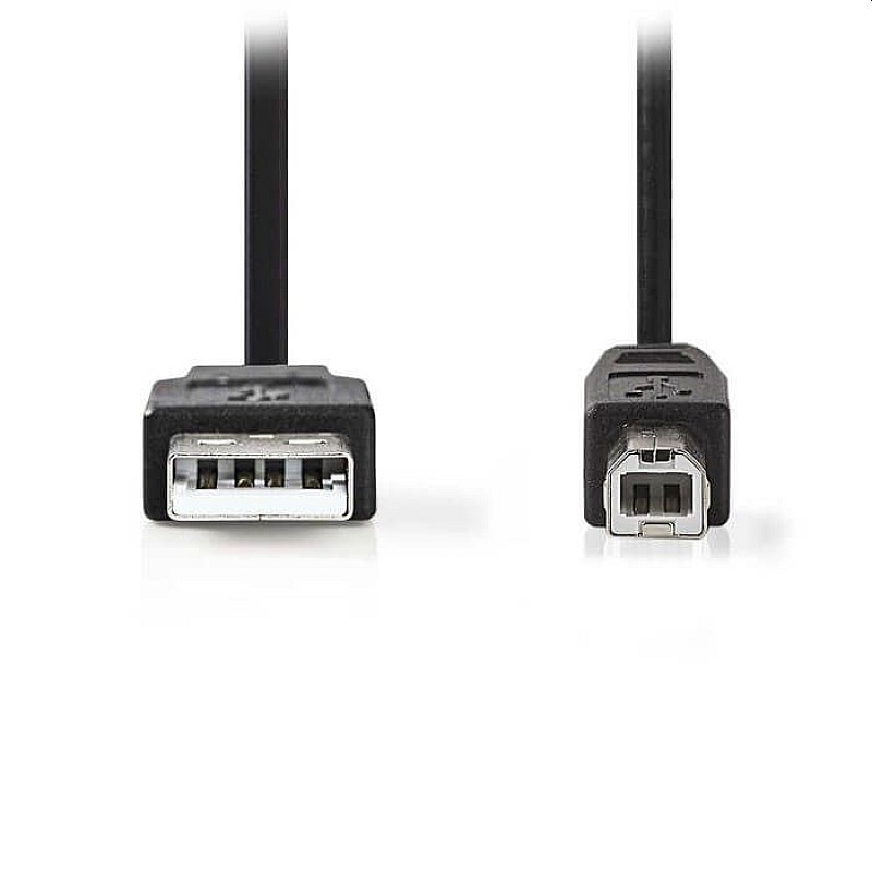 GRUNDIG 47241 Καλώδιο USB-A male σε USB-B male Μαύρο μήκους 2m
