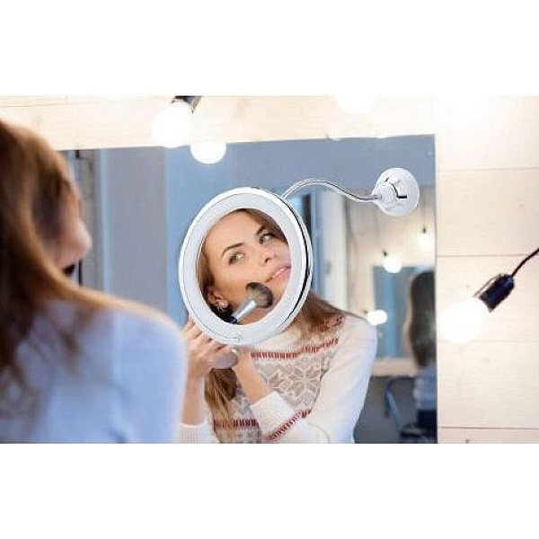 Μεγεθυντικός καθρέπτης για Make-up με Φωτιζόμενο Δαχτυλίδι LED 012622 BENSON