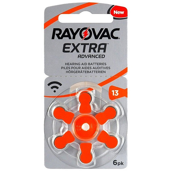 RAYOVAC extra advanced μπαταρίες ακουστικών Βαρηκοΐας 1,45V PR48 13 blister 6 τεμαχίων