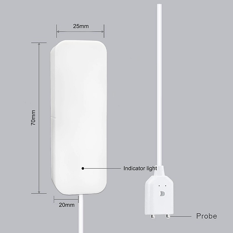 Camwon Ασύρματος Wi-Fi Αυτόνομος Ανιχνευτής Διαρροής Νερού (Water Leak Sensor)