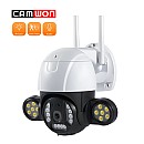 CAMWON WIP-AT200W PTZ WiFi IP κάμερα Auto Tracking 2Mpixels (1080p) Νυχτερινή Λήψη (έως 15 μ.) Λευκή-μαύρη