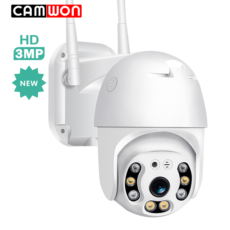 CAMWON WIP-AT300M PTZ WiFi IP κάμερα Auto Tracking 3Mpixels H.265 Νυχτερινή Λήψη (έως 30 μ.) Λευκή