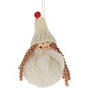 Χριστουγεννιάτικο Στολίδι κρεμαστό Κορίτσι με καπέλο σε 3 χρώματα  ANM 221100