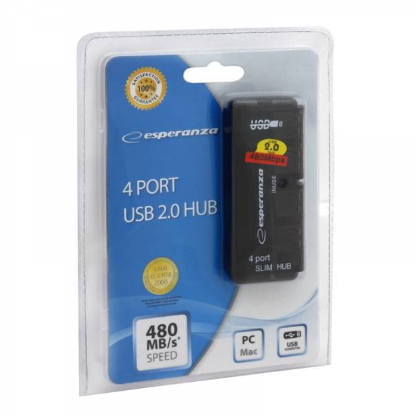 Usb Hub 4 Θέσεων USB 2.0 Esperanza EA112