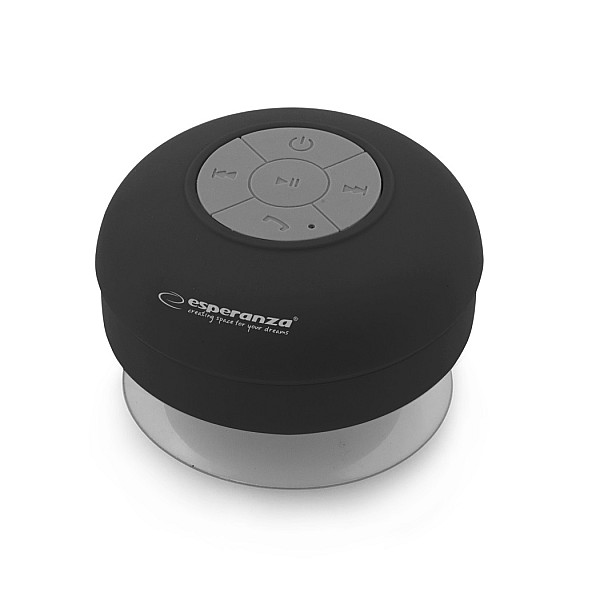 Φορητό Ηχείο Bluetooth 3W Μαύρο με βεντούζα Sprinkle EP124K Esperanza