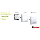 LEGRAND NILOE 664781 Πρίζα διπλή ηχείων Λευκή