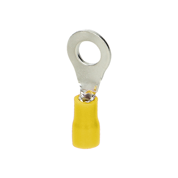 ORNO Ακροδέκτης καλωδίων οπής με μόνωση 6mm² κίτρινος 25 τεμαχια OR-KK-8102/6/8/B2