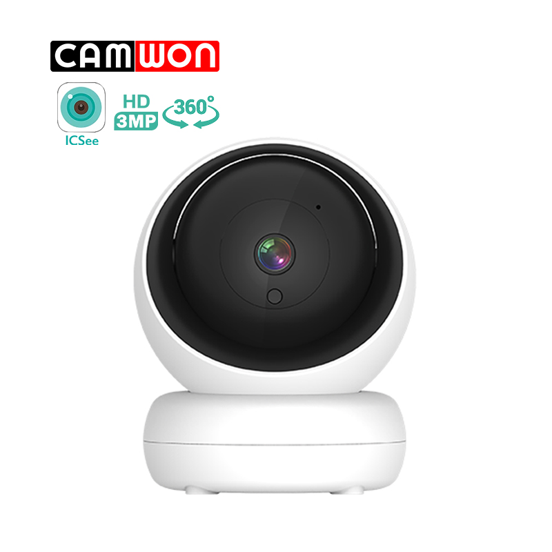 CAMWON WIP-PT300J Ρομποτική WiFi IP κάμερα 3 Mpixel  Νυχτερινή Λήψη (έως 10 μ.) μνήμη microSD Λευκή