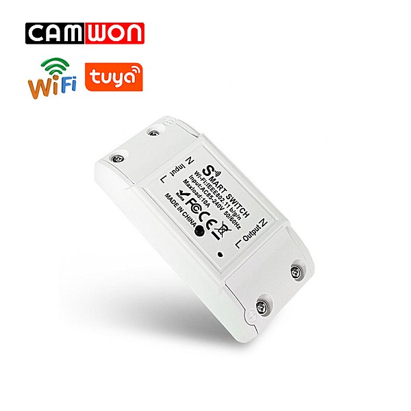 Camwon Smart Διακόπτης WIP-TY008A Wifi 10A λευκός