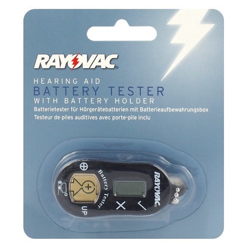 RAYOVAC δοκιμαστής μπαταριών για ακουστικά Βαρηκοΐας Battery Tester for hearing aids