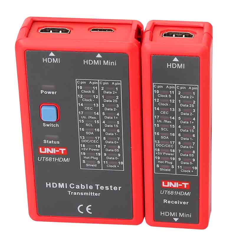 Cable Tester UNI-T UT681 HDMI  Έλεγχος καλωδίων (HDMI/miniHDMI)