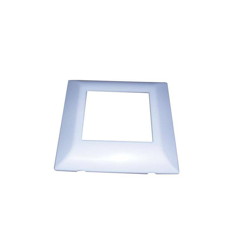 Πλαίσιο μονό 45X45 Δομημένης TPS Ferrara 160-56320  λευκό χρωμα Eurolamp