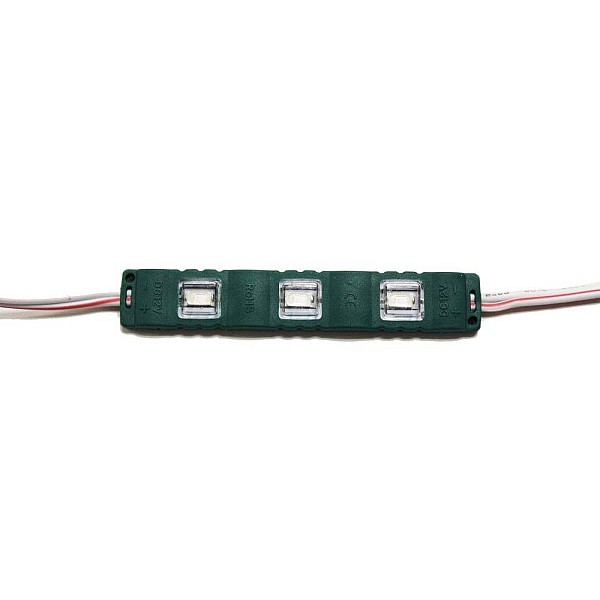 LED Module 3SMD Chips 0.75 Watt πράσινο Για επιγραφές UUGRLM12 OEM
