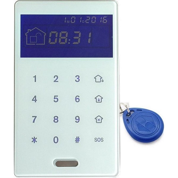 FOCUS PB-503R Ασύρματο LCD πληκτρολόγιο & Αναγνώστης καρτών RFID 433MHz