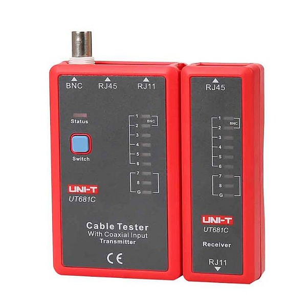 UNI-T UT681C Cable Tester Έλεγχος καλωδίων (RJ45, RJ11, BNC)